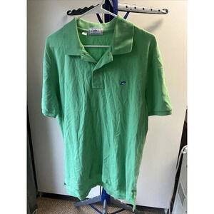 Southern Tide Polo Shirt Mens Size Medium Green Golf Preppy